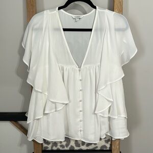 Express Flutter Sleeve Blouse